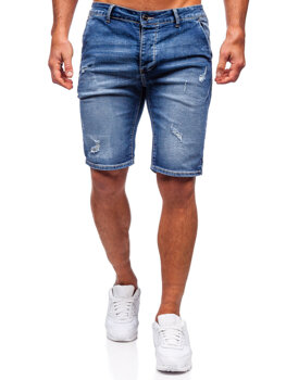 Bolf Herren Kurze Jeanshose Blau  MP0042B