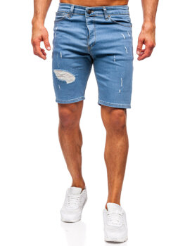 Bolf Herren Kurze Jeanshose Shorts Dunkelblau męskie 0429