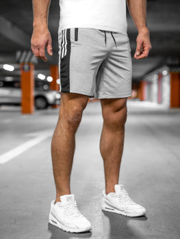 Bolf Herren Kurze Sporthose Shorts Grau  68006