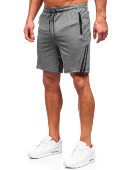 Bolf Herren Kurze Sporthose Shorts Schwarzgrau  68057