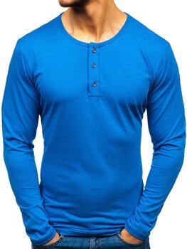 Bolf Herren Longsleeve Blau  1114