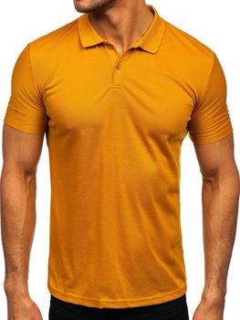 Bolf Herren Polohemd Kurzarm Camel GD02