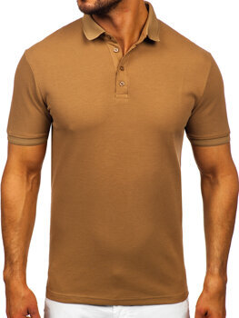 Bolf Herren Poloshirt Beige  2004