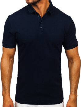 Bolf Herren Poloshirt Dunkalblau  2004