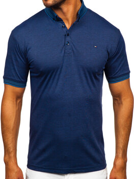 Bolf Herren Poloshirt Dunkalblau  2006