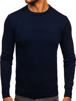 Bolf Herren Pullover Dunkelblau H2401