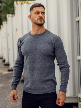 Bolf Herren Pullover Dunkelblau  S8165