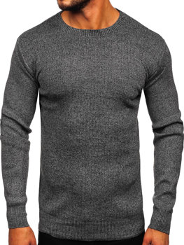 Bolf Herren Pullover Grau  S8309