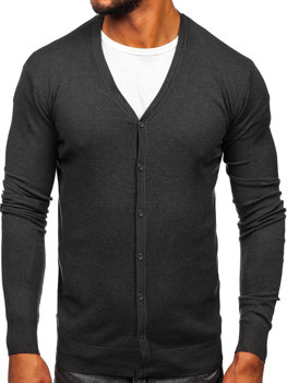 Bolf Herren Pullover Schwarzgrau  YY06