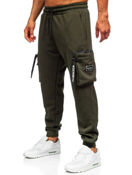 Bolf Herren Sporthose Bargohose Joggers Grün  K18