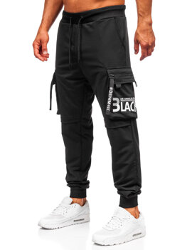 Bolf Herren Sporthose Bargohose Joggers Schwarz  K19