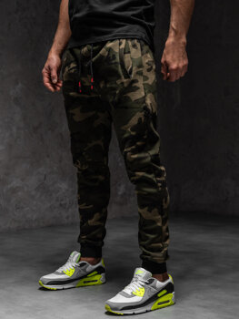 Bolf Herren Sporthose Camo-Khaki KZ15A1