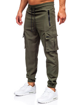 Bolf Herren Sporthose Cargohose Joggers Grün  HSS298