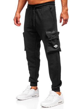 Bolf Herren Sporthose Cargohose Joggers Schwarz K17