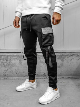 Bolf Herren Sporthose Carhohose Joggers Schwarz  HSS020A