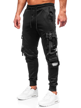 Bolf Herren Sporthose Joggers Cargohose Schwarz HS7173