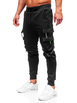 Bolf Herren Sporthose Joggers Cargohose Schwarz  HSS015