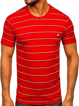 Bolf Herren T-Shirt Rot  14952