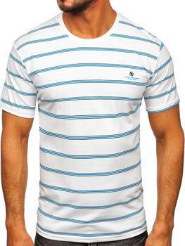 Bolf Herren T-Shirt Weiß  14952