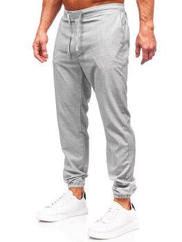 Bolf Herren Textilhose Joggers Grau  0065