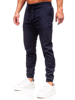 Bolf Herren Textilhose Joggers Tintenblau  0065