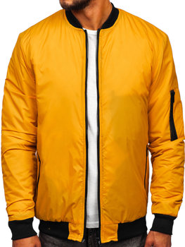 Bolf Herren Übergangsjacke Bomberjacke Camel  AK95