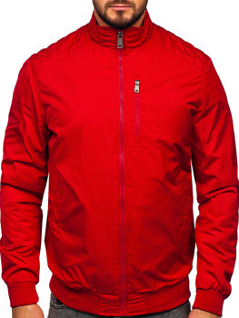 Bolf Herren Übergangsjacke Rot  1907-1