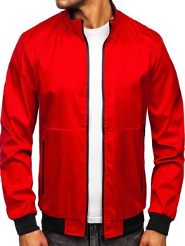 Bolf Herren  Übergangsjacke Rot 6782