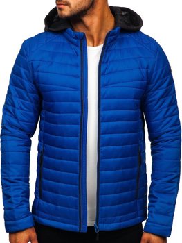 Bolf Herren Übergangsjacke Sport Jacke Blau  AB031