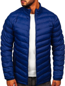 Bolf Herren Übergangsjacke Sport Jacke Dunkelblau  SM70