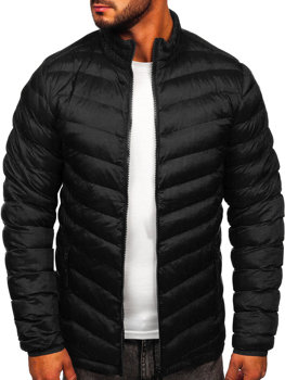 Bolf Herren Übergangsjacke Sport Jacke Schwarz  SM70