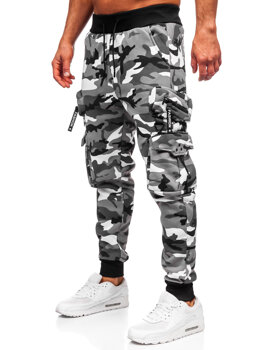 Bolf Herren Warme Sporthose Joggers Cargohose Grau HSS353