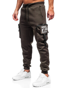 Bolf Herren Warme Sporthose Joggers Cargohose Grün  K23