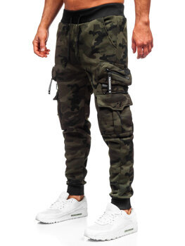 Bolf Herren Warme Sporthose Joggers Cargohose Khaki HSS353