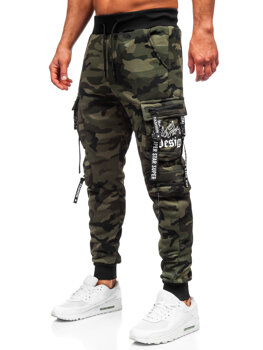 Bolf Herren Warme Sporthose Joggers Cargohose Khaki HSS453