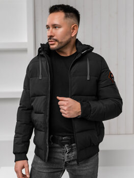 Bolf Herren Winterjacke Schwarz  31M5031A1