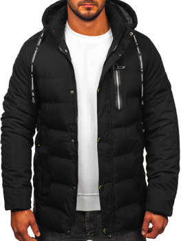 Bolf Herren Winterjacke Schwarz  5M3136