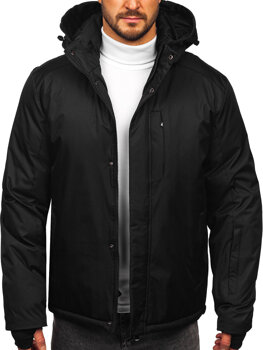 Bolf Herren Winterjacke Schwarz  91M9906