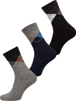 Bolf Herren Wintersocken Mehrfarbig  M851-3-3P 3PACK