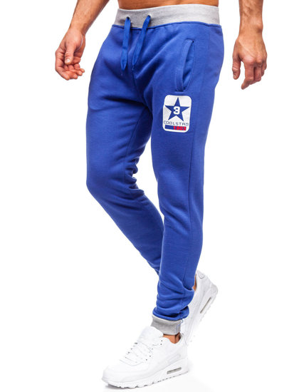 Blau Bolf Herren Hose Jogger Pants  K10001