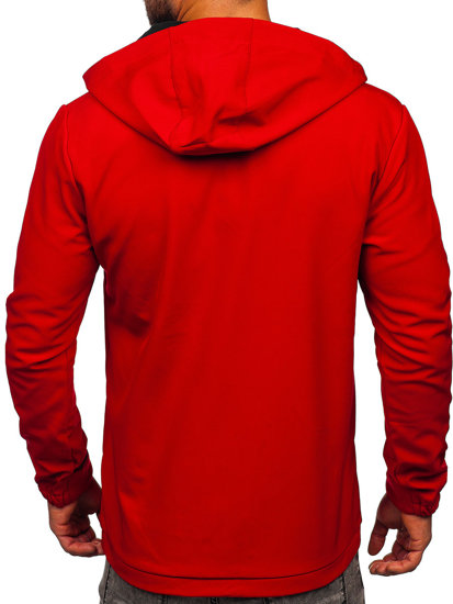 Bof Herren Übergangsjacke Softshell Jacke Rot  HM187