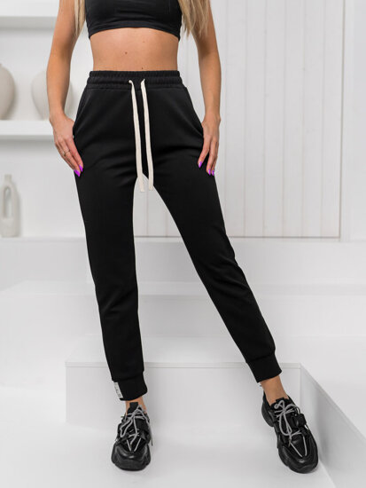 Bolf Damen Hose Joggers Schwarz W7803