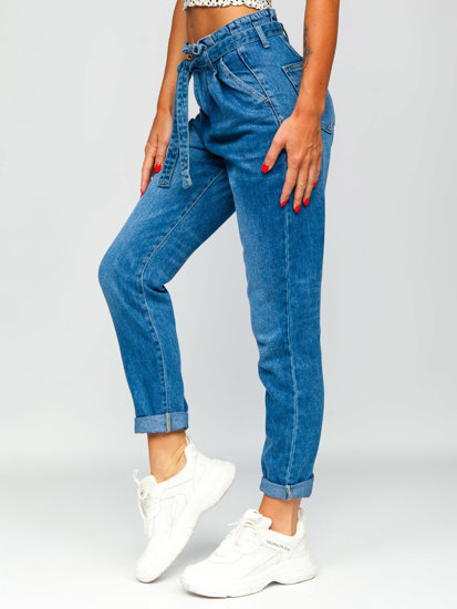 Bolf Damen Jeanshose Dunkelblau  DM312N-4