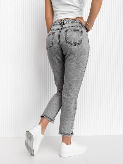 Bolf Damen Jeanshose Grau  Y984