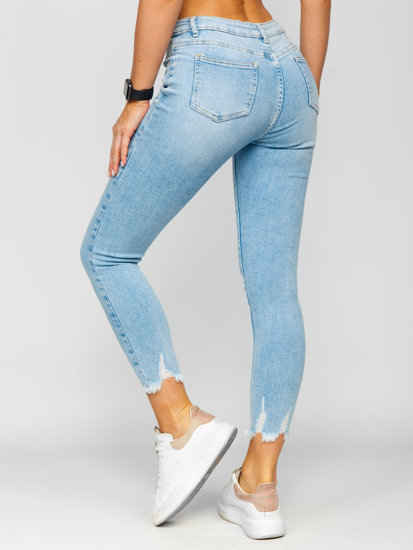 Bolf Damen Jeanshose Skinny Azurblau S9983