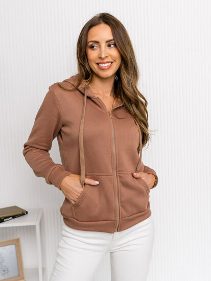 Bolf Damen Kapuzenpullover Beige  W03BA