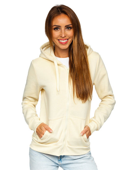 Bolf Damen Kapuzenpullover Ecru  W03B