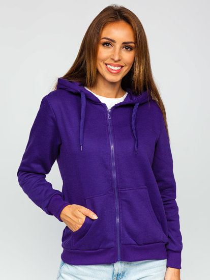 Bolf Damen Kapuzenpullover Violett  W03B