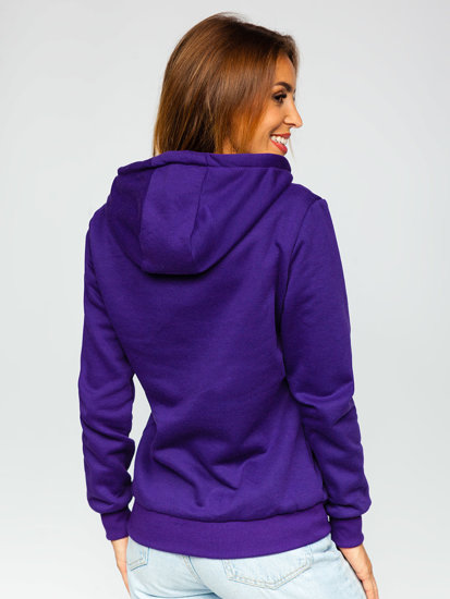 Bolf Damen Kapuzenpullover Violett  W03B