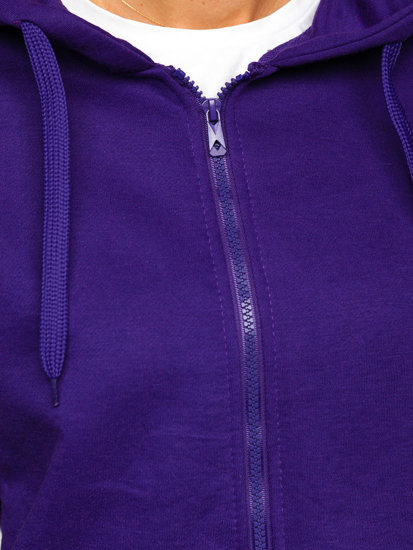 Bolf Damen Kapuzenpullover Violett  W03B